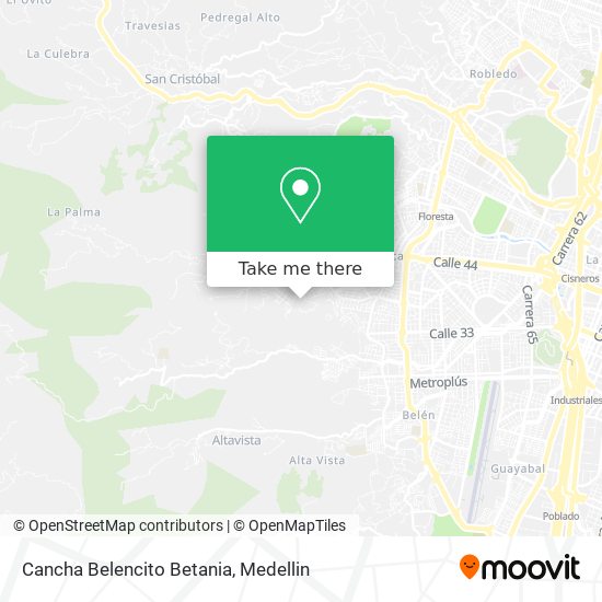 Cancha Belencito Betania map