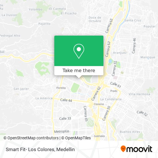 Smart Fit- Los Colores map