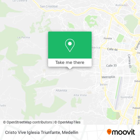Cristo Vive Iglesia Triunfante map