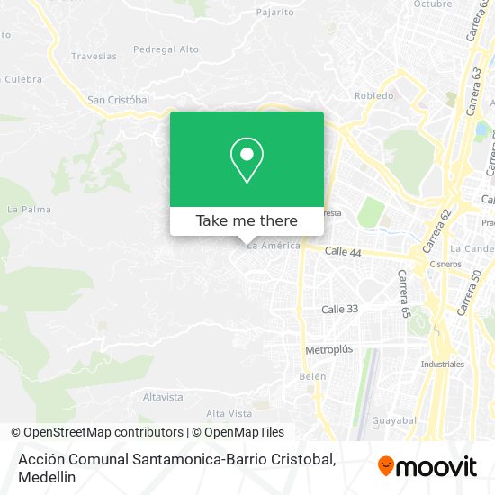 Mapa de Acción Comunal Santamonica-Barrio Cristobal