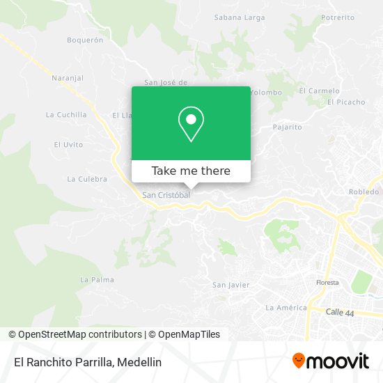El Ranchito Parrilla map