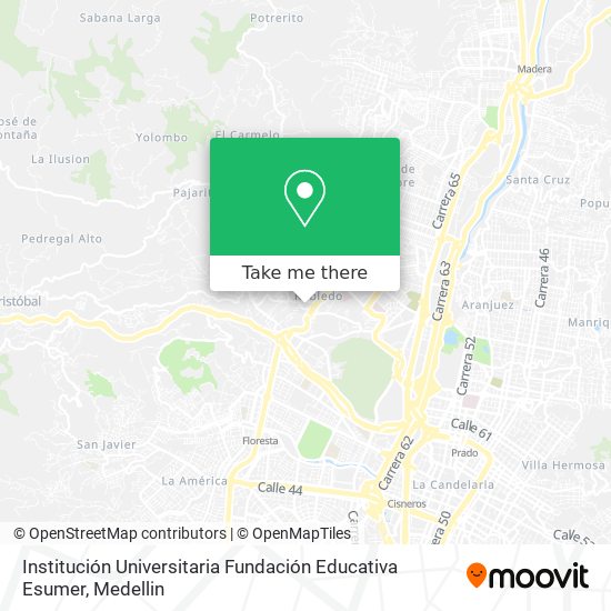 Institución Universitaria Fundación Educativa Esumer map
