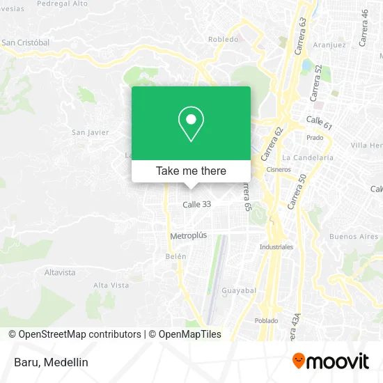 Baru map