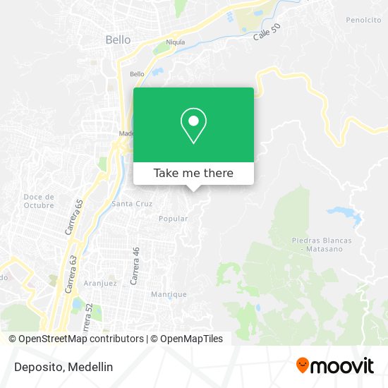Mapa de Deposito