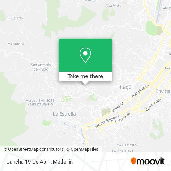 Mapa de Cancha 19 De Abril