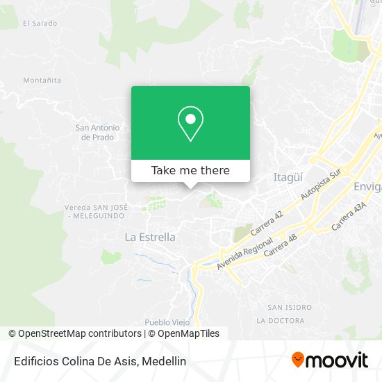 Edificios Colina De Asis map