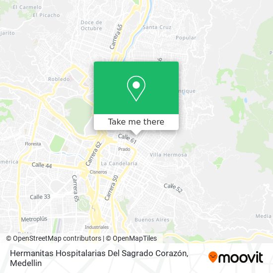 Mapa de Hermanitas Hospitalarias Del Sagrado Corazón