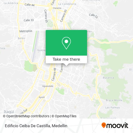 Mapa de Edificio Ceiba De Castilla