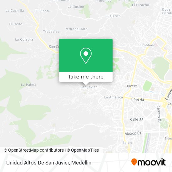 Mapa de Unidad Altos De San Javier