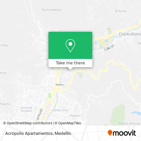 Mapa de Acrópolis Apartamentos