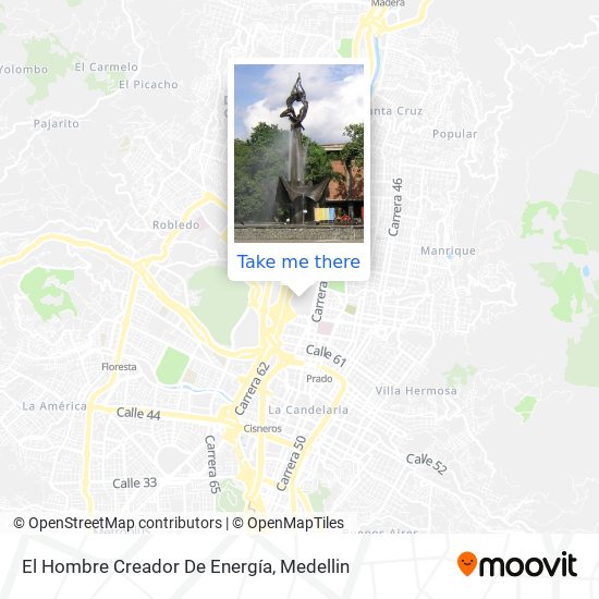 Mapa de El Hombre Creador De Energía