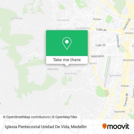 Iglesia Pentecostal Unidad De Vida map