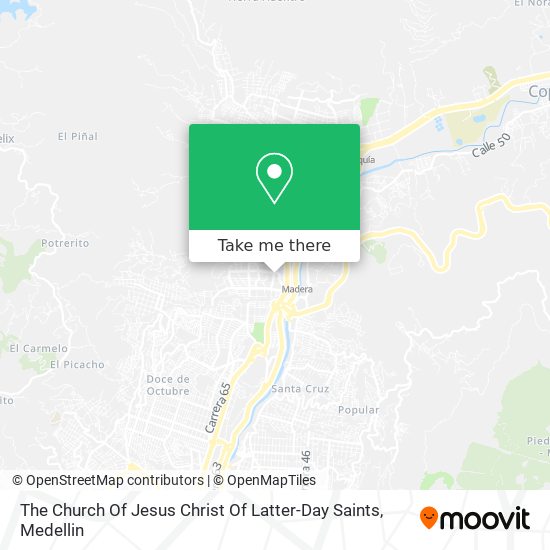 Mapa de The Church Of Jesus Christ Of Latter-Day Saints