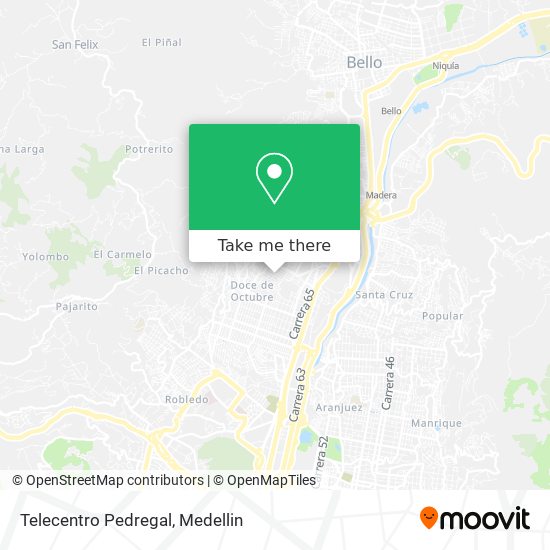 Telecentro Pedregal map