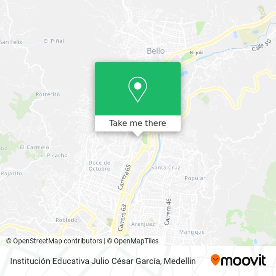 Institución Educativa Julio César García map