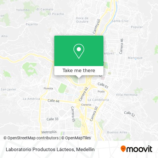 Laboratorio Productos Lácteos map