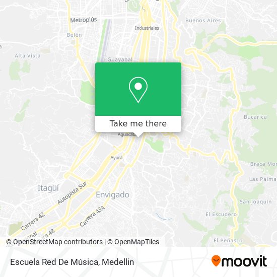 Escuela Red De Música map