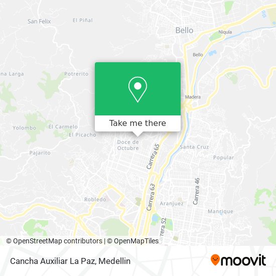 Cancha Auxiliar La Paz map