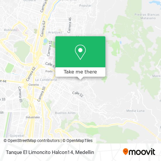 Mapa de Tanque El Limoncito Halcon14