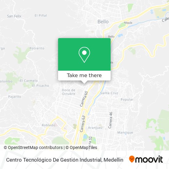 Mapa de Centro Tecnológico De Gestión Industrial