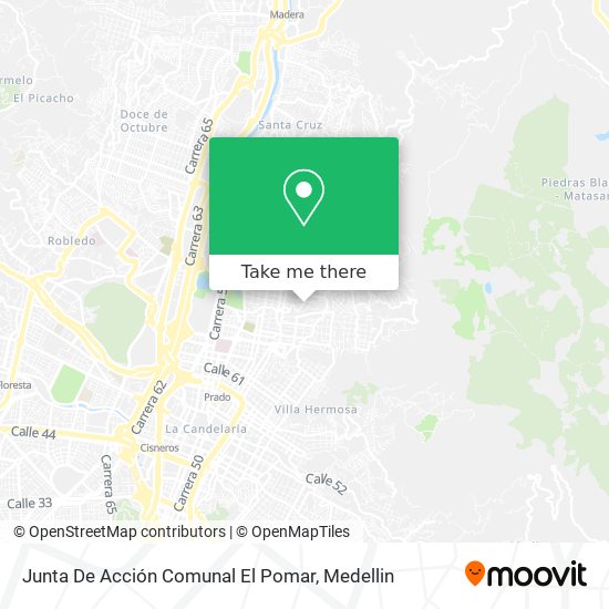 Junta De Acción Comunal El Pomar map