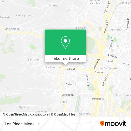Mapa de Los Pinos