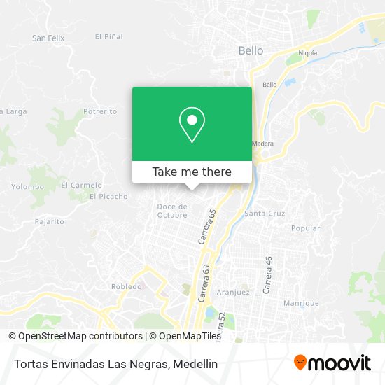 Tortas Envinadas Las Negras map