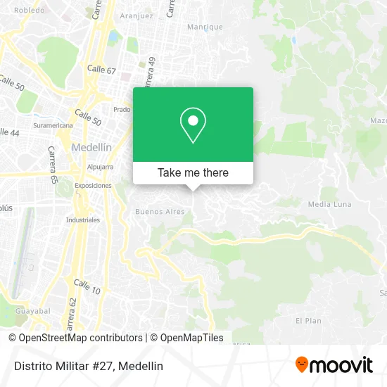 Distrito Militar #27 map