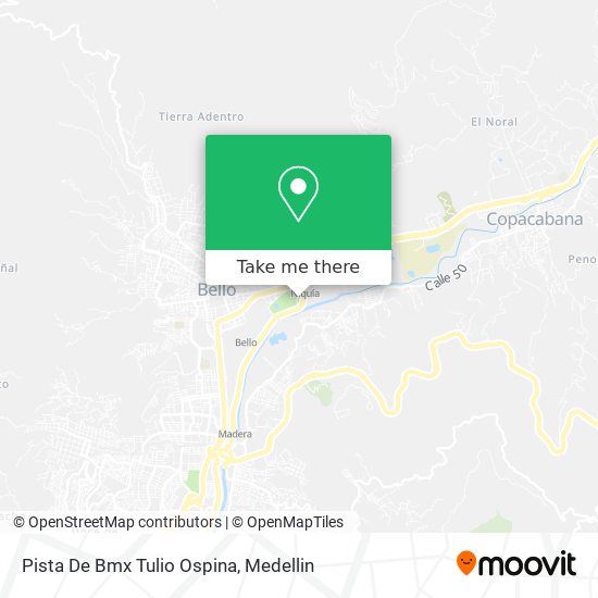 Pista De Bmx Tulio Ospina map