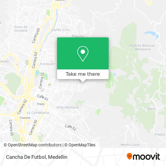 Cancha De Futbol map