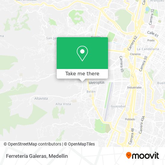 Mapa de Ferretería Galeras