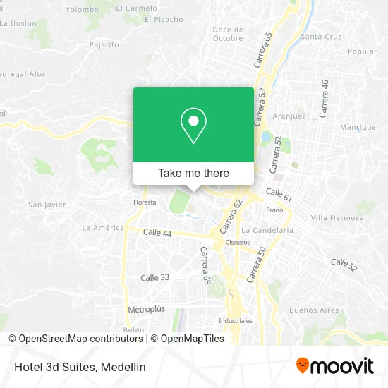 Mapa de Hotel 3d Suites