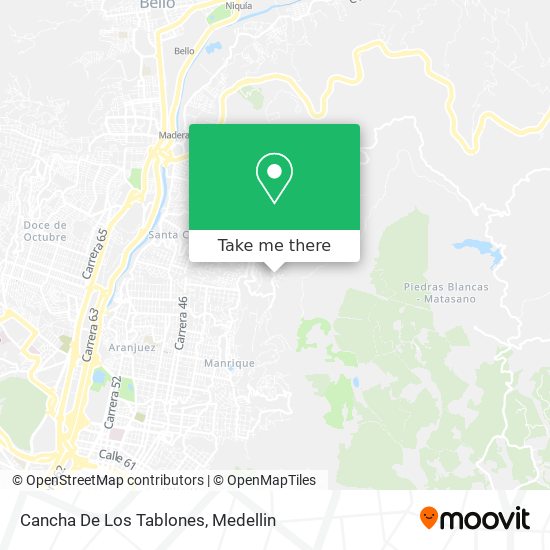 Cancha De Los Tablones map