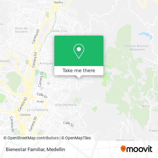 Bienestar Familiar map