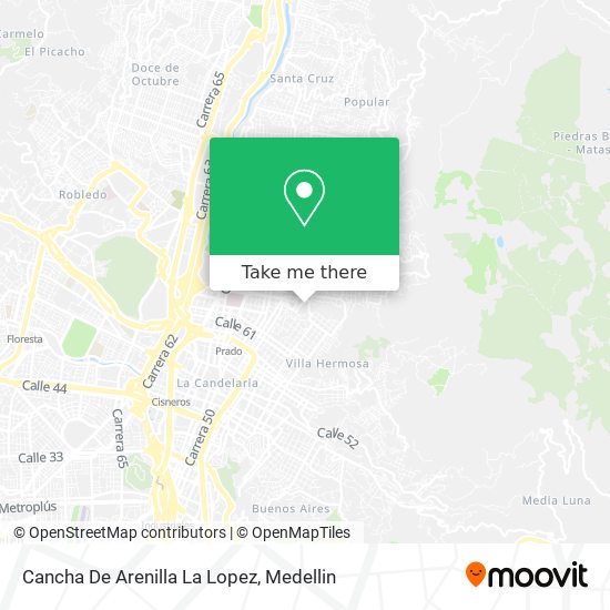 Mapa de Cancha De Arenilla La Lopez