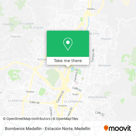 Bomberos Medellín - Estación Norte map