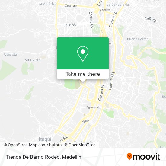 Tienda De Barrio Rodeo map