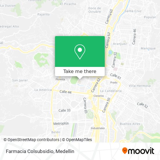 Farmacia Colsubsidio map