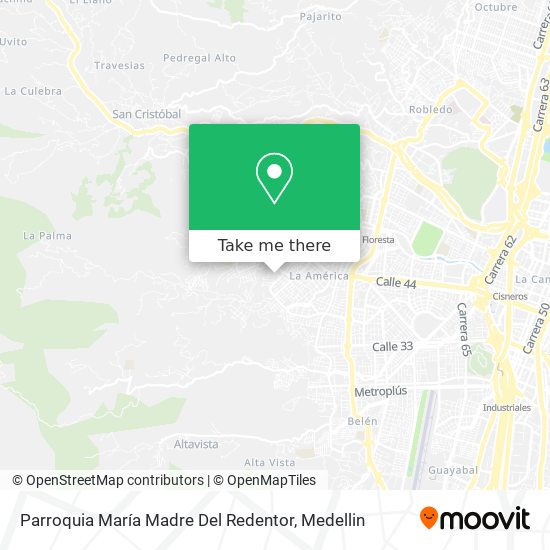 Parroquia María Madre Del Redentor map