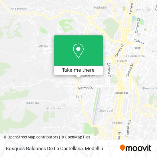 Mapa de Bosques Balcones De La Castellana