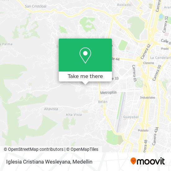 Iglesia Cristiana Wesleyana map