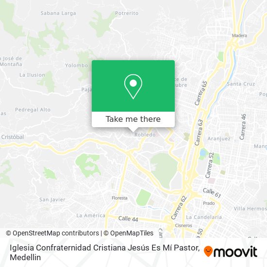 Iglesia Confraternidad Cristiana Jesús Es Mí Pastor map