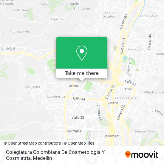 Colegiatura Colombiana De Cosmetologia Y Cosmiatria map