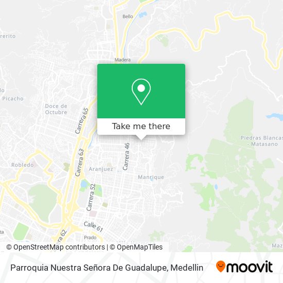 Mapa de Parroquia Nuestra Señora De Guadalupe