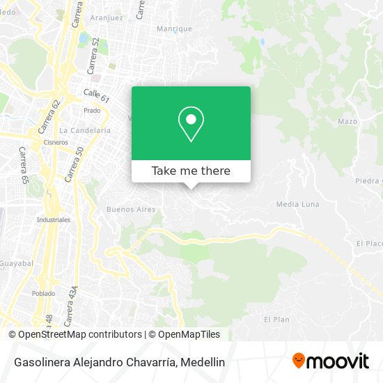 Gasolinera Alejandro Chavarría map