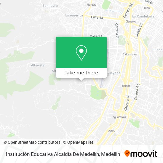 Institución Educativa Alcaldía De Medellín map