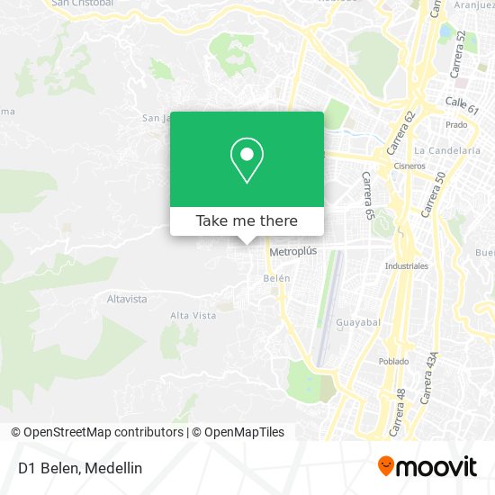 Mapa de D1 Belen
