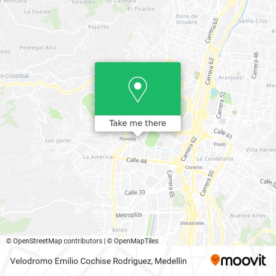 Mapa de Velodromo Emilio Cochise Rodriguez