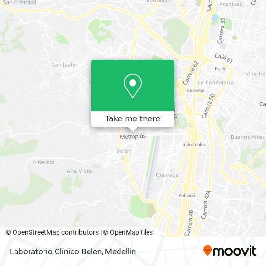 Laboratorio Clinico Belen map