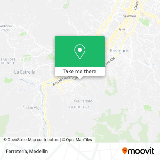 Mapa de Ferretería